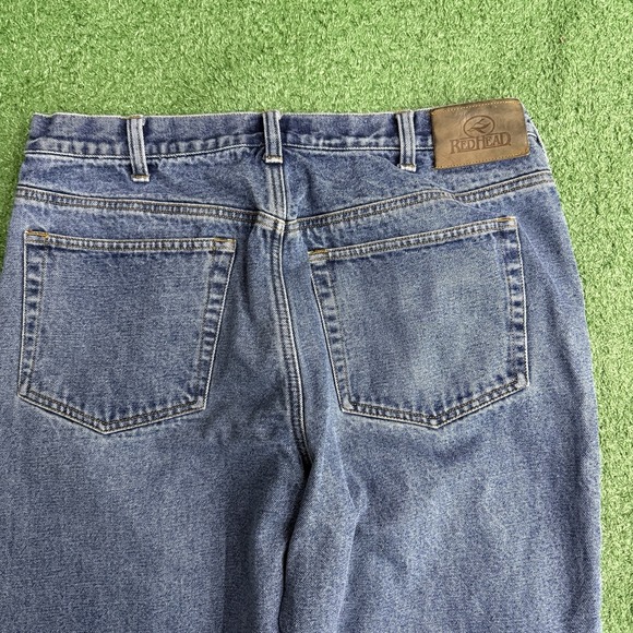 RedHead Flannel Lined Jeans Mens 36 X 30 Blue - Picture 7 of 8